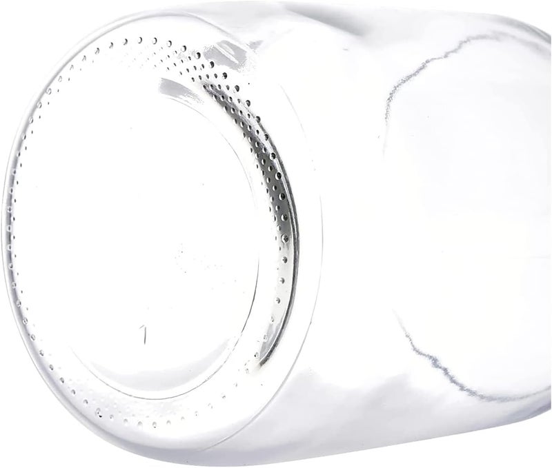 Pastein 2000 mL (2 Liter) Graduated Round Reagent Media Bottle Storage Glass Bottle with GL45 Red Screw Cap - Image 5